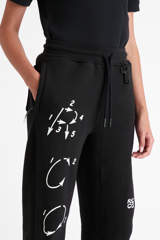 Arrows Sweatpant in Black