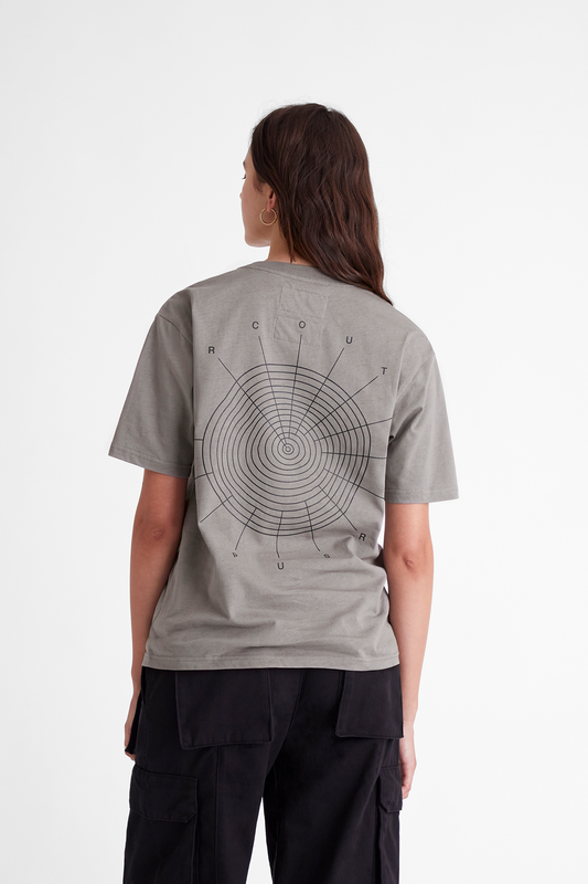 Tree Rings T-Shirt in Gray