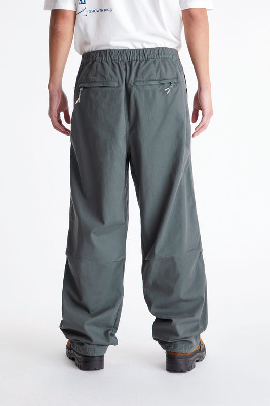 Cotton Belted Pant in Green