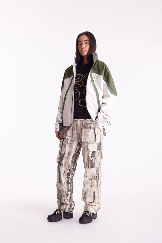 Cotton Cargo Pant in Tree Bark Camo