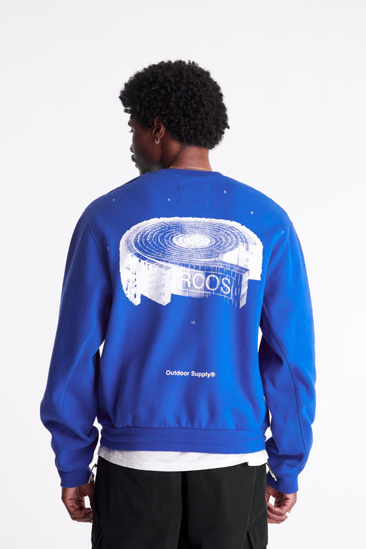 Anatomy Of A Tree Crewneck in Blue