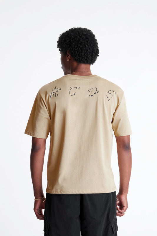 From Here To There T-Shirt in Khaki