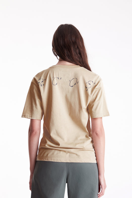 From Here To There T-Shirt in Khaki