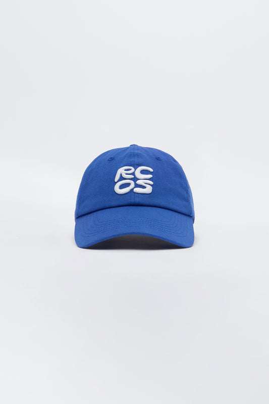 Cotton Stack Logo Hat in Cobalt