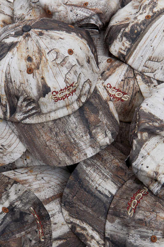 Cotton Outdoor Supply Hat in Tree Bark Camo