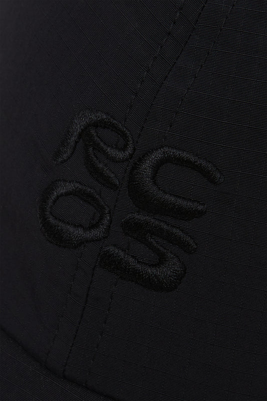 Nylon Ripstop RCOS Hat in Black