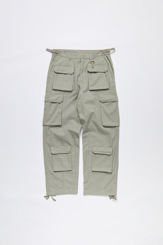 Cotton Cargo Pant in Sage Green