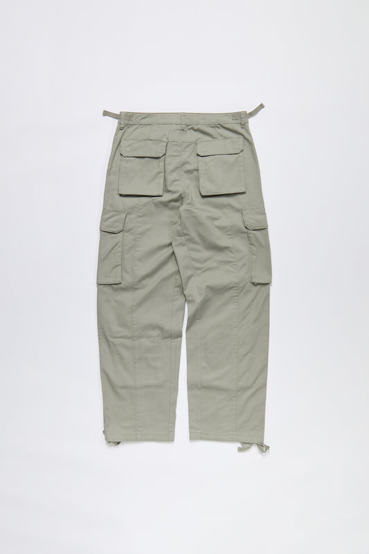 Cotton Cargo Pant in Sage Green