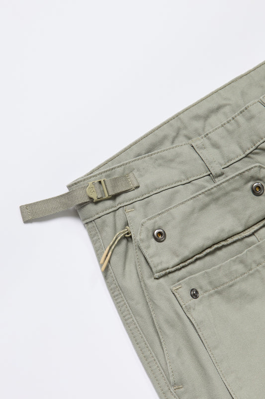 Cotton Cargo Pant in Sage Green