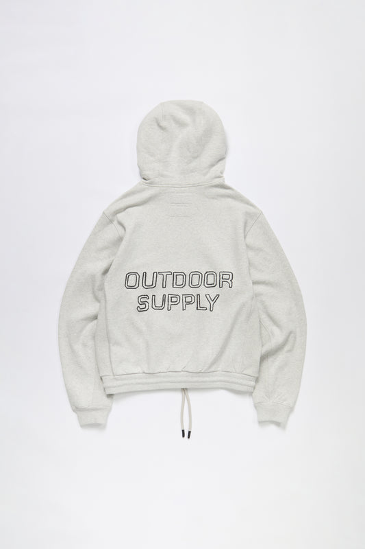 Outdoor Supply Hoodie in Heather Grey