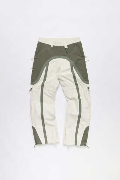 Taped Seam Nylon Shell Pant in Green & White – RC Outdoor