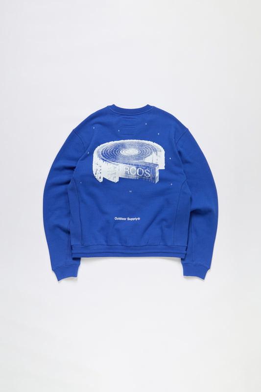 Anatomy Of A Tree Crewneck in Blue