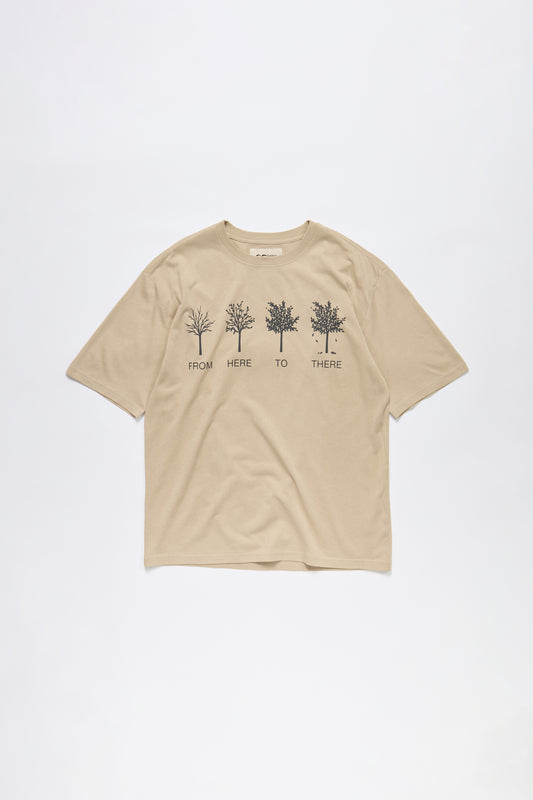 From Here To There T-Shirt in Khaki