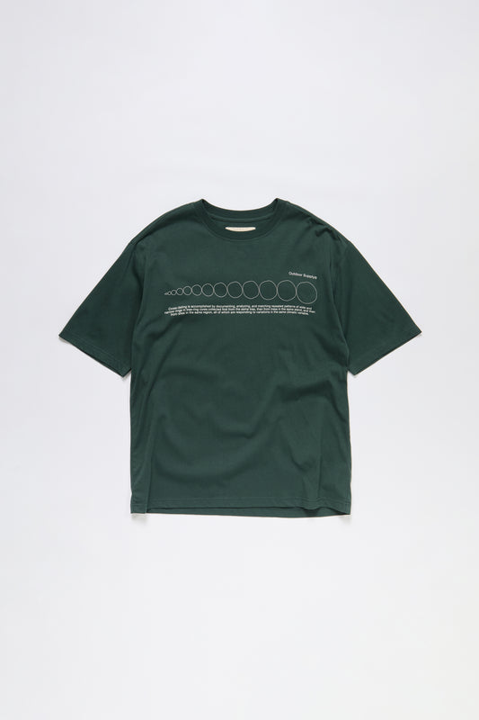 Tree Rings T-Shirt in Forest Green