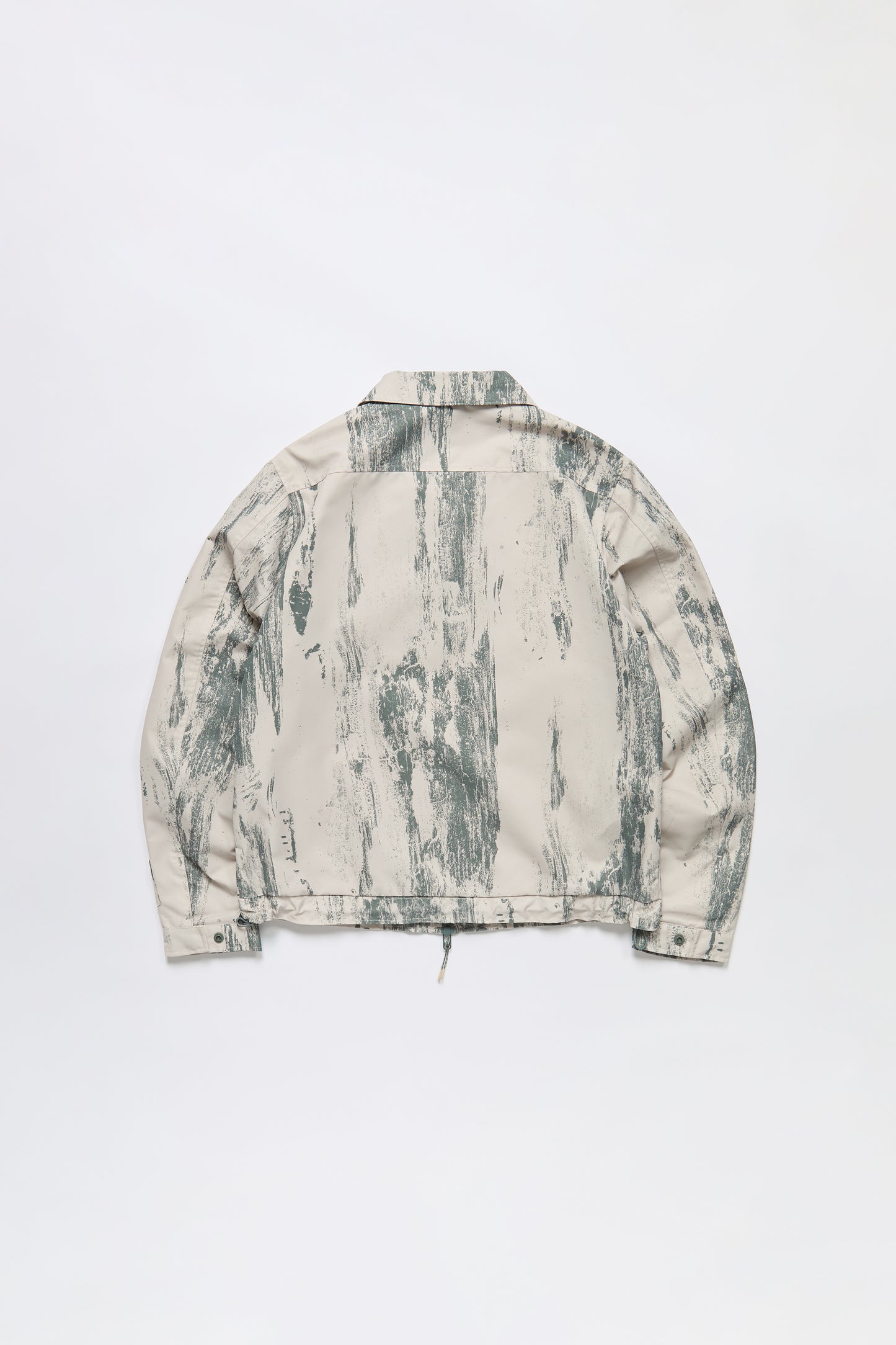 Nylon Work Jacket in Green Tree Bark Camo