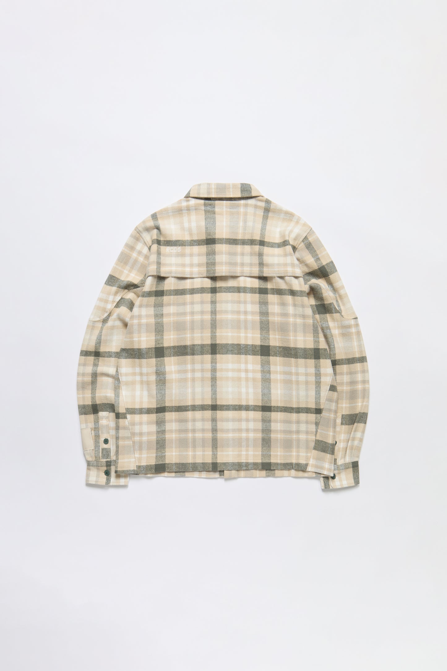 Flannel Shirt in Tan Plaid