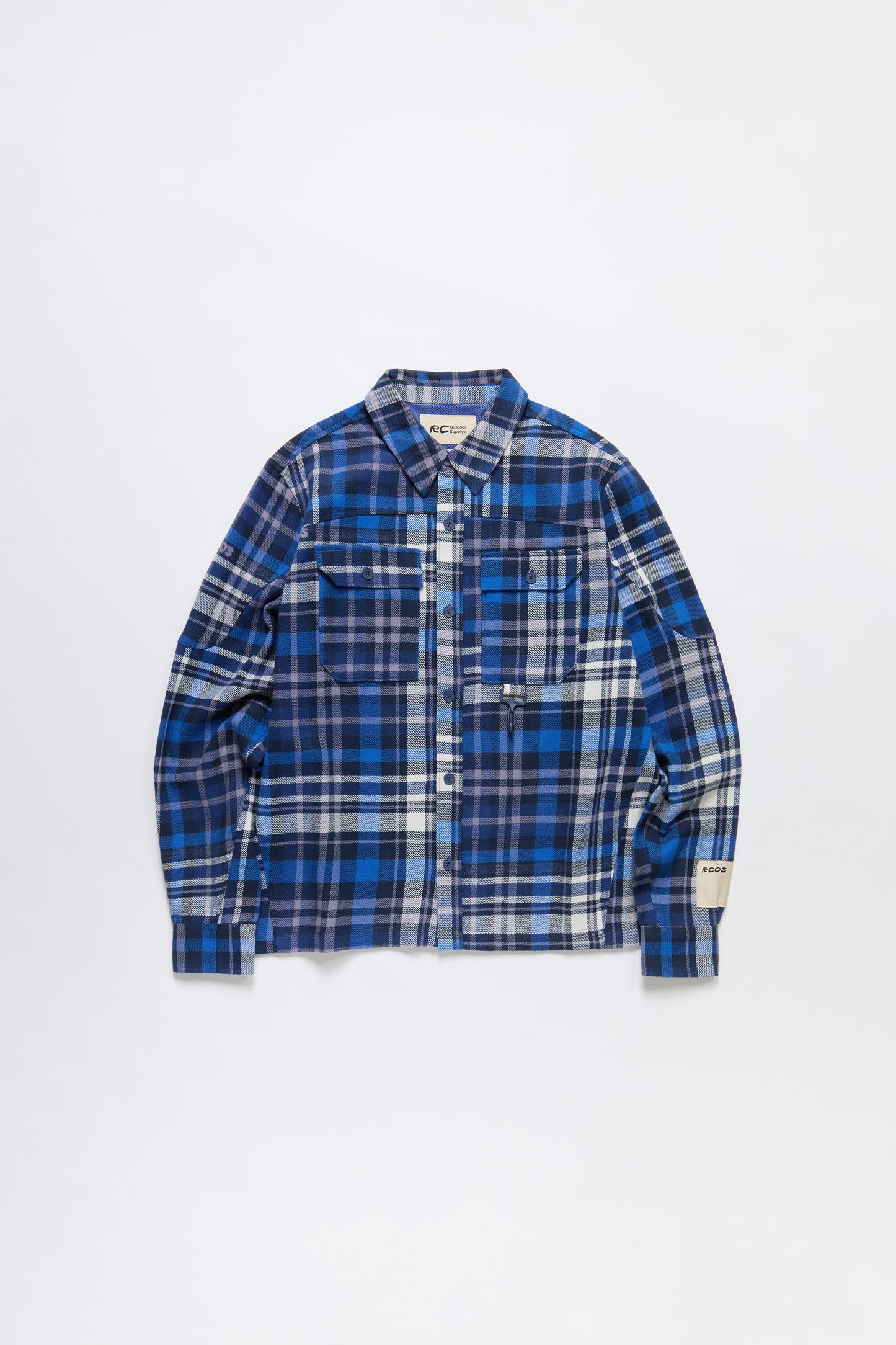 Flannel Shirt in Blue Plaid