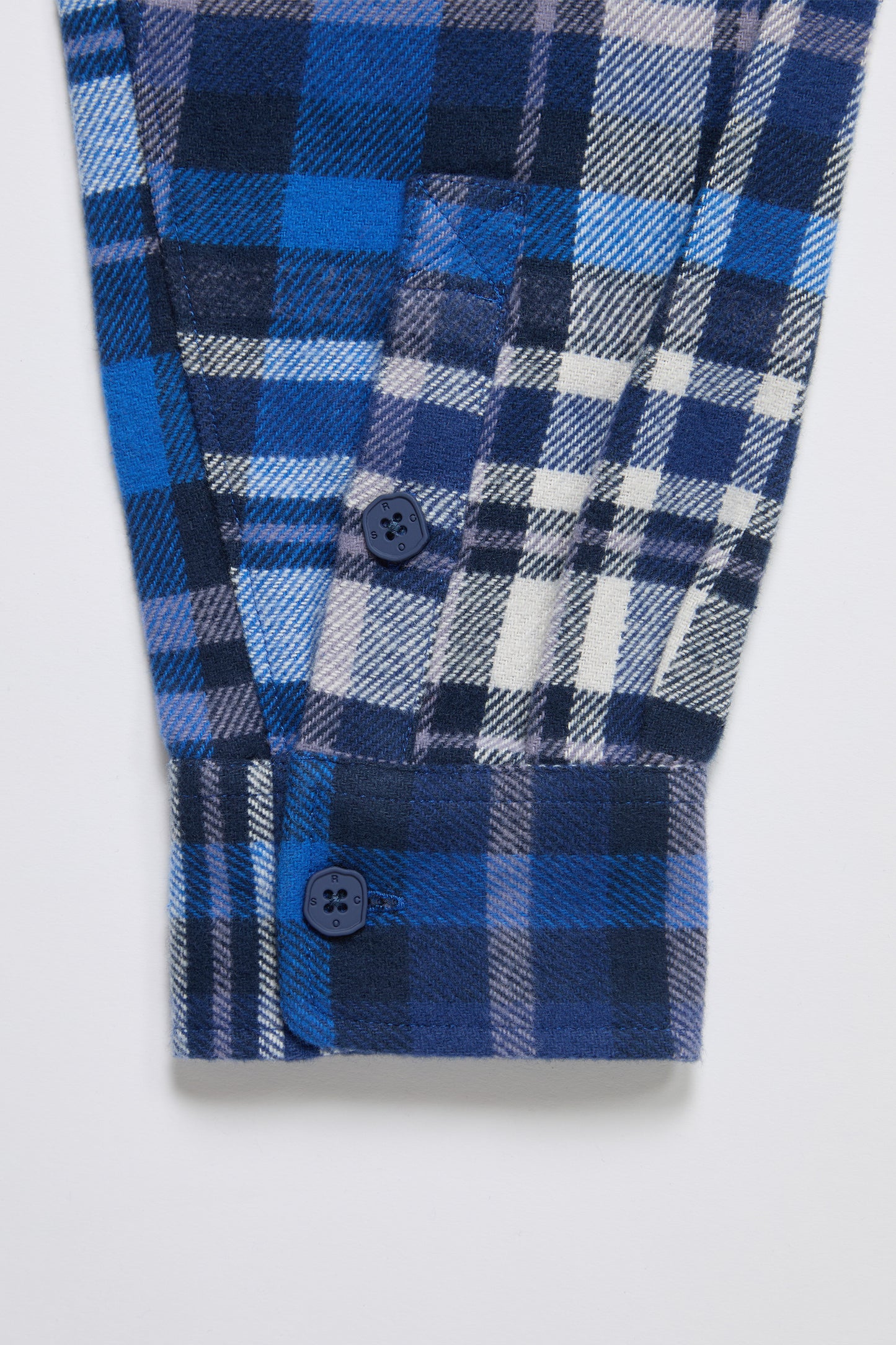 Flannel Shirt in Blue Plaid