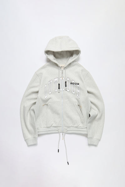 Outdoor Collegiate Zip Hoodie in Heather Grey – RC Outdoor