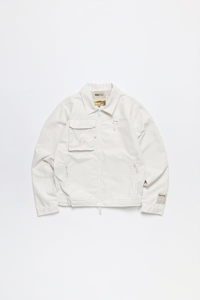 【CARPET COMPANY】 EMBOSSED WORK JACKET White Carpet Company Embossed Work Jacket | Underground Skate Shop