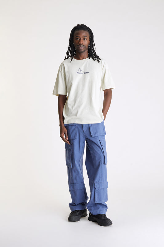 Mountain Logo T-Shirt in Tan