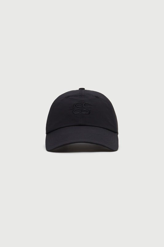 Nylon Ripstop RCOS Hat in Black