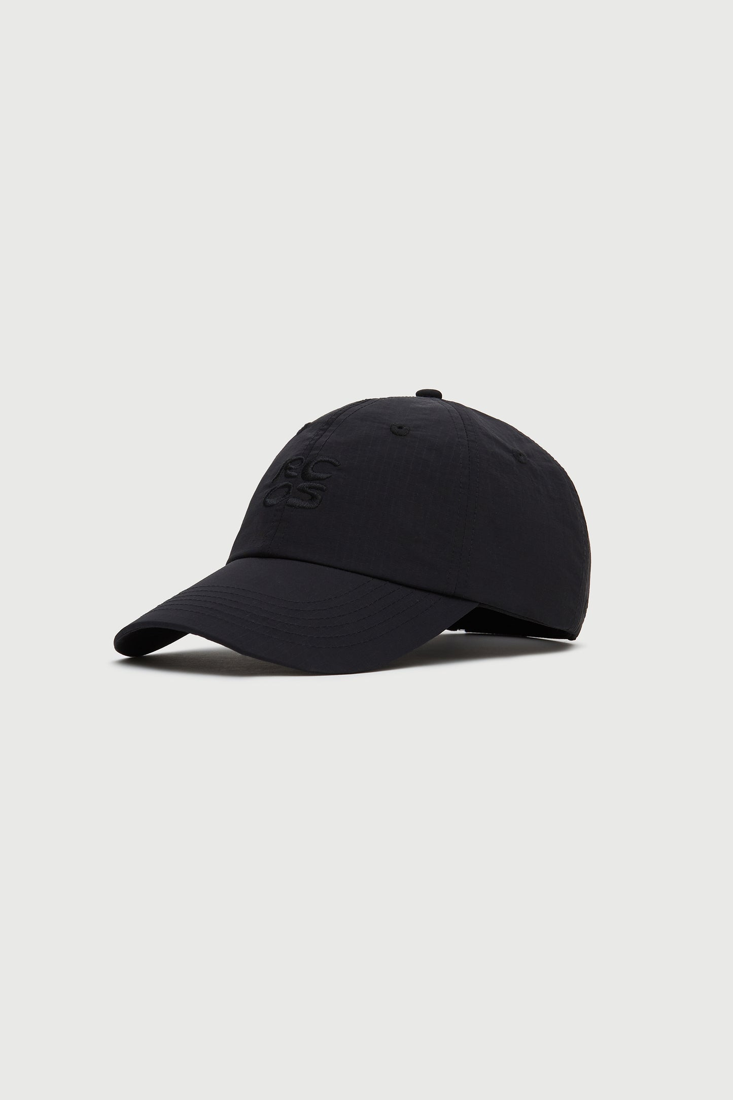 Nylon Ripstop RCOS Hat in Black