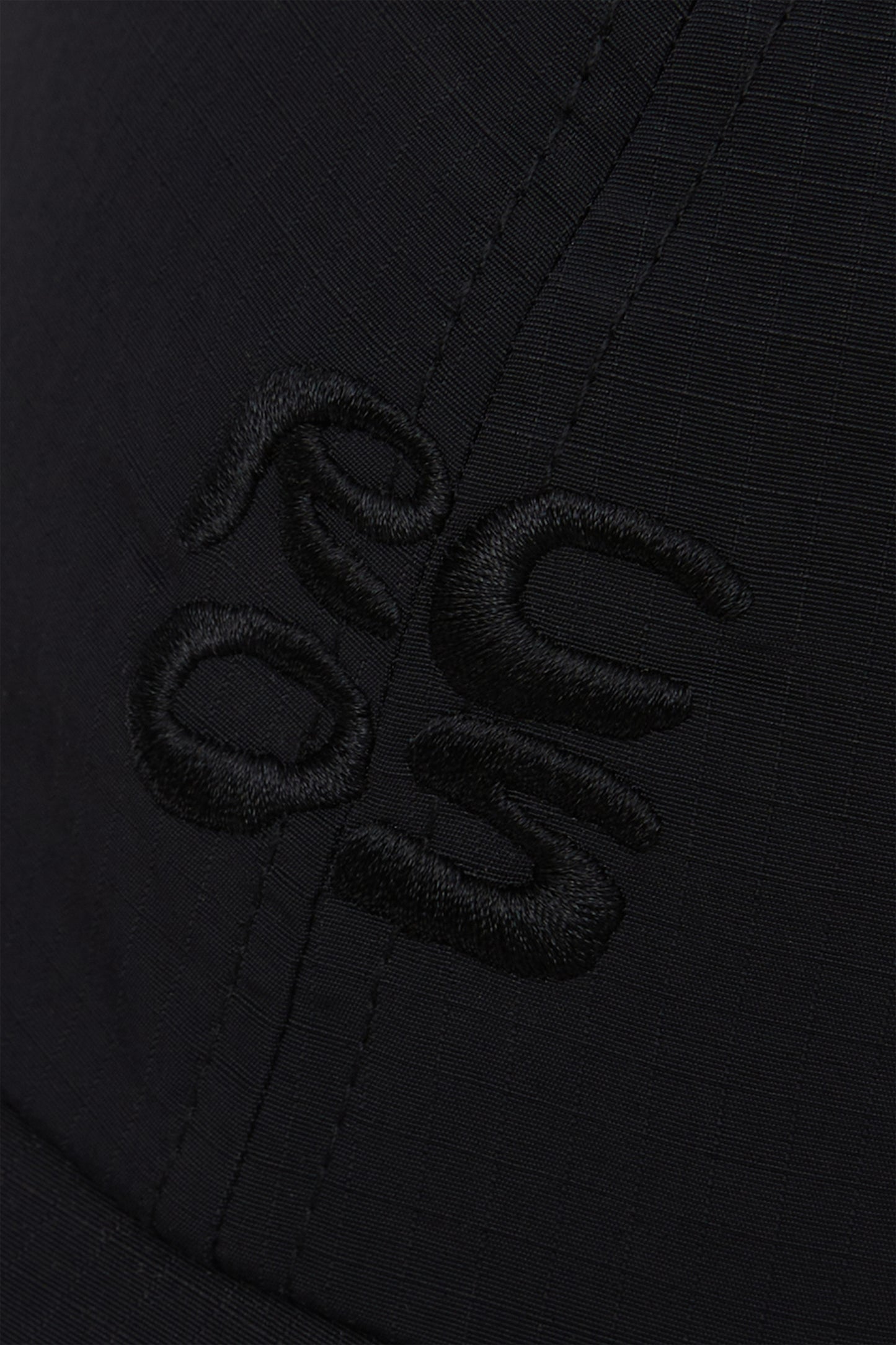 Nylon Ripstop RCOS Hat in Black