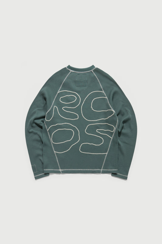 Stack Logo Waffleknit Longsleeve - WK