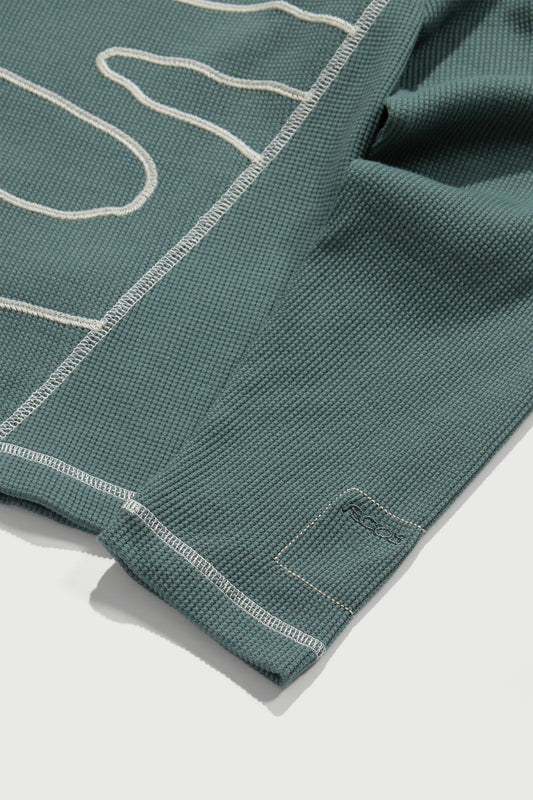 Stack Logo Waffleknit Longsleeve - WK