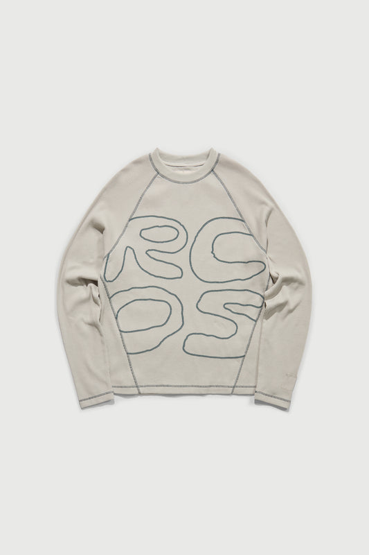 Stack Logo Waffleknit Longsleeve - WK