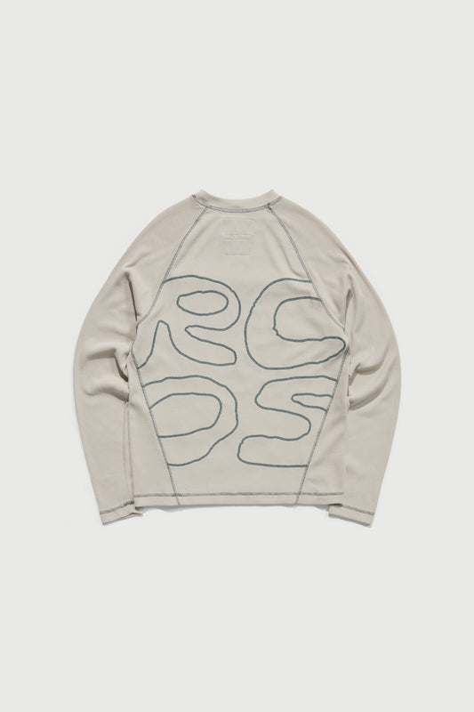 Stack Logo Waffleknit Longsleeve - WK