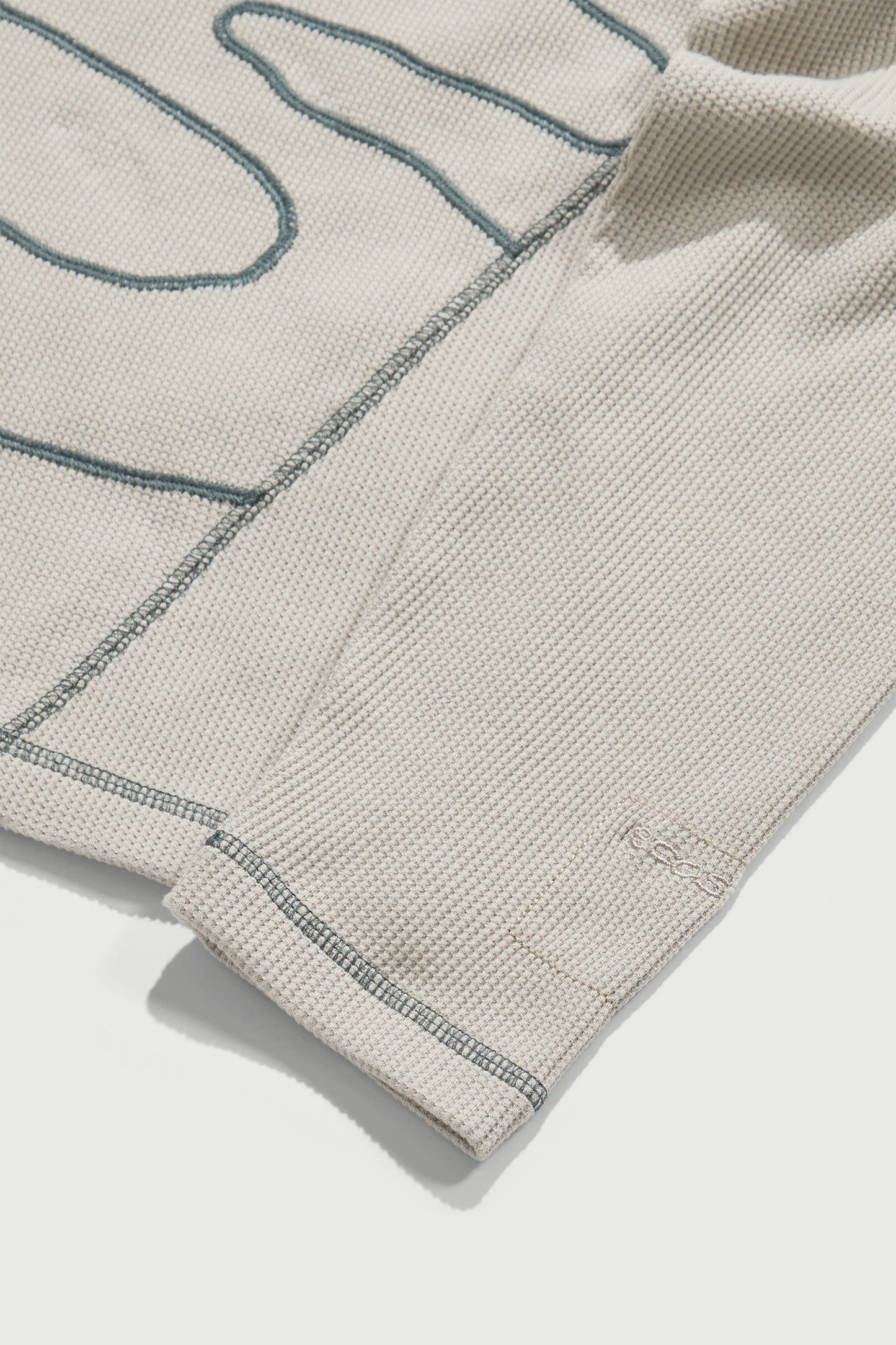 Stack Logo Waffleknit Longsleeve - WK