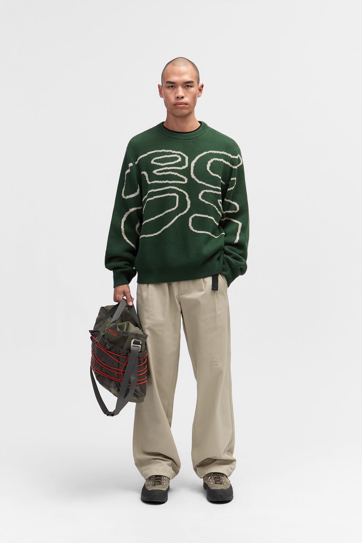 Stack Logo Knit Sweater - CK