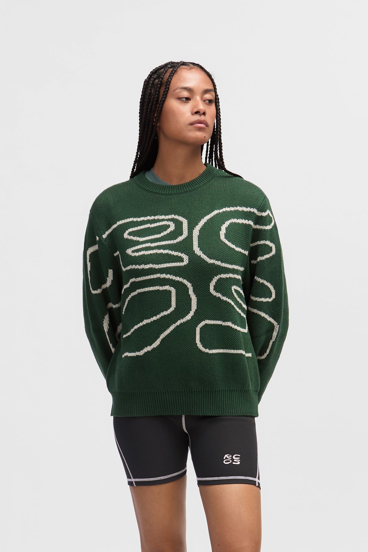 Stack Logo Knit Sweater - CK