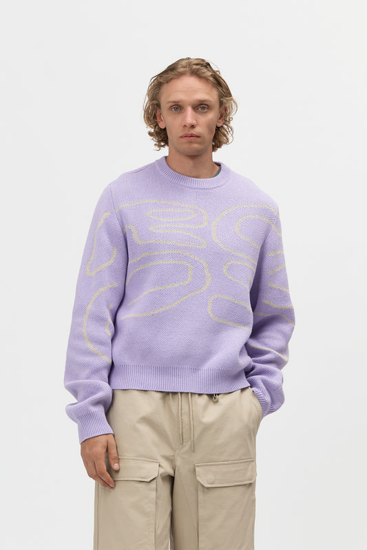 Stack Logo Knit Sweater - CK