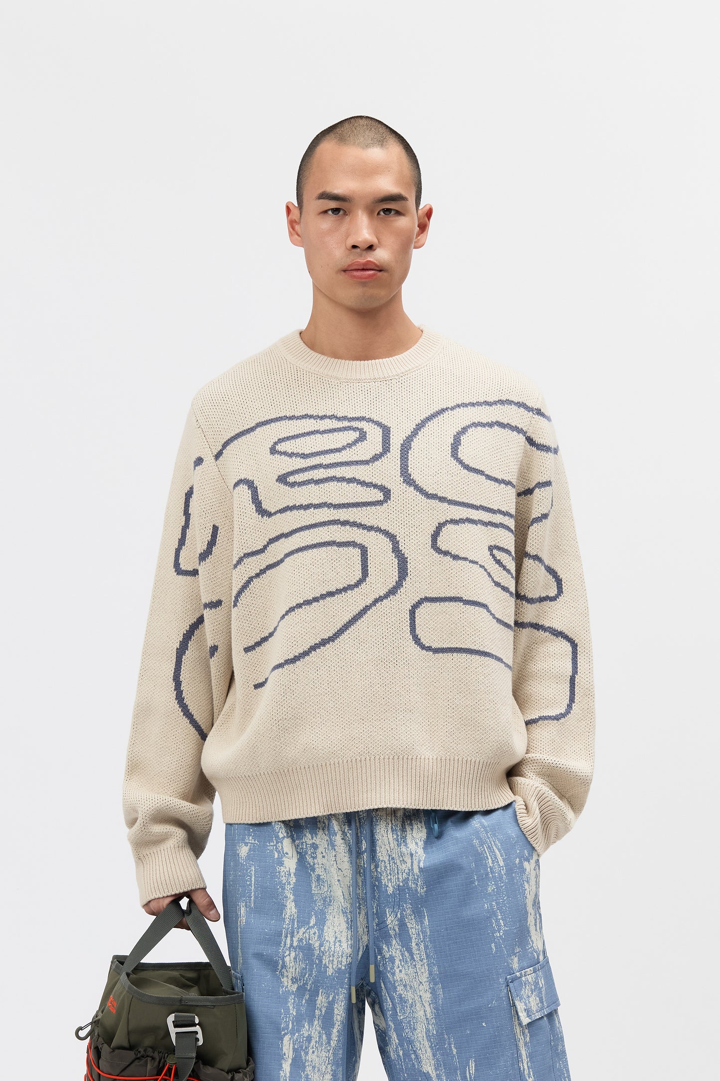 Stack Logo Knit Sweater - CK