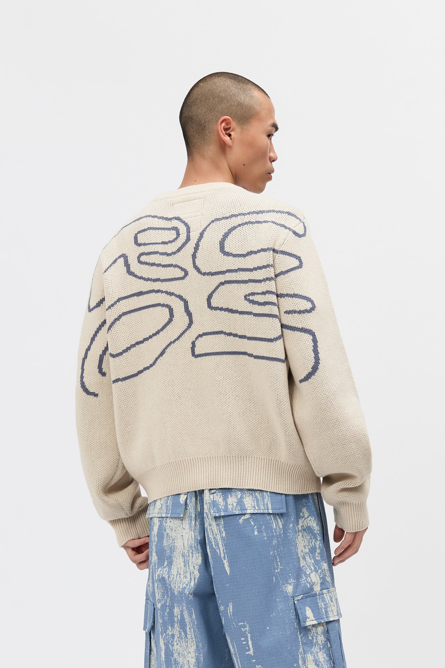 Stack Logo Knit Sweater - CK