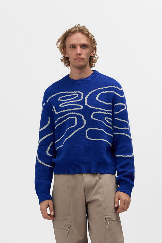 Stack Logo Knit Sweater - CK