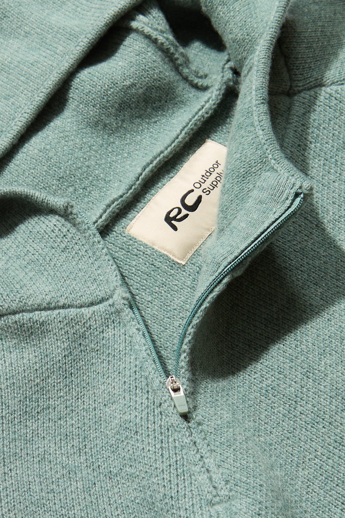 Hooded Quarter Zip Sweater - MW