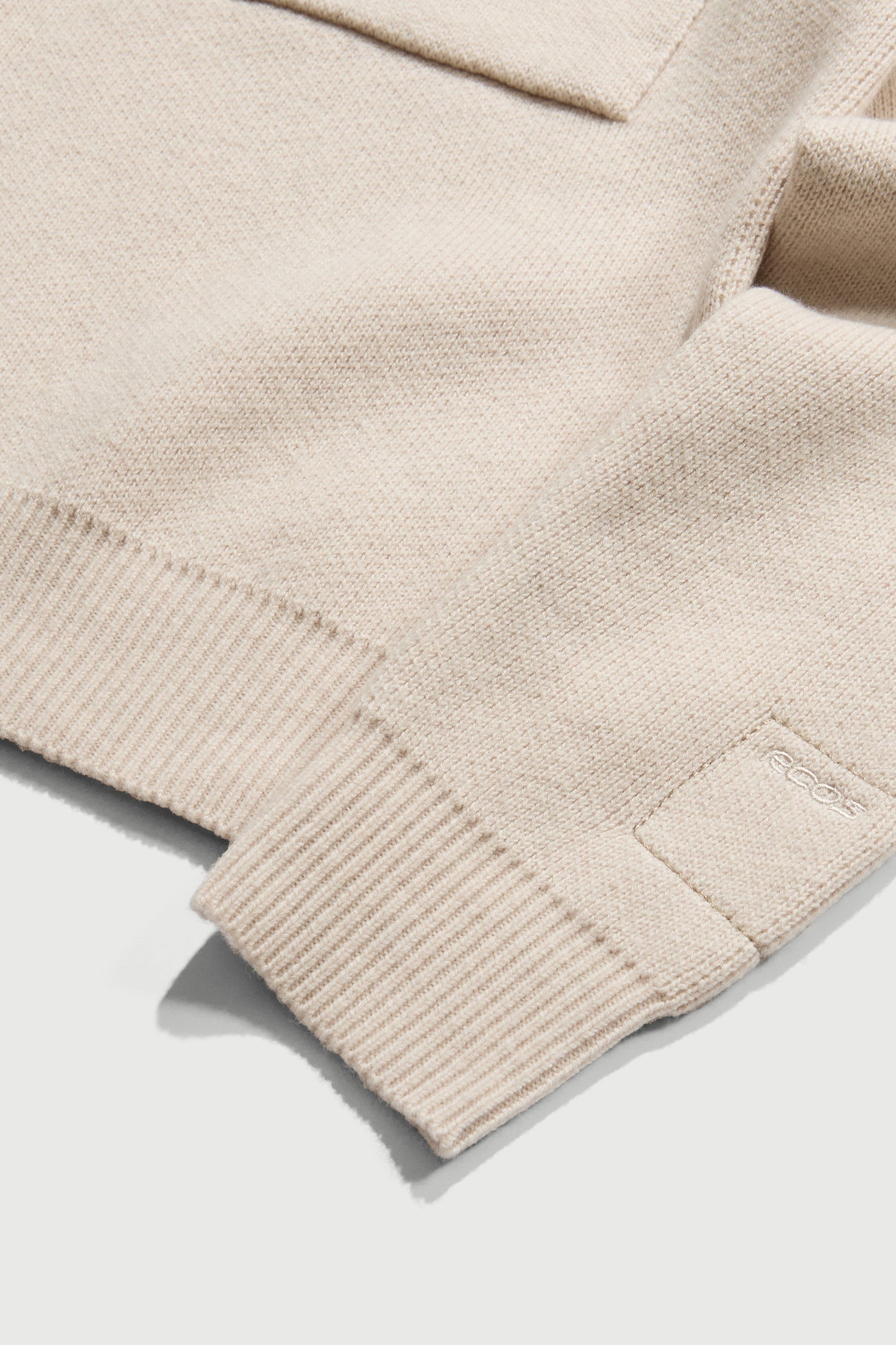 Hooded Quarter Zip Sweater - MW