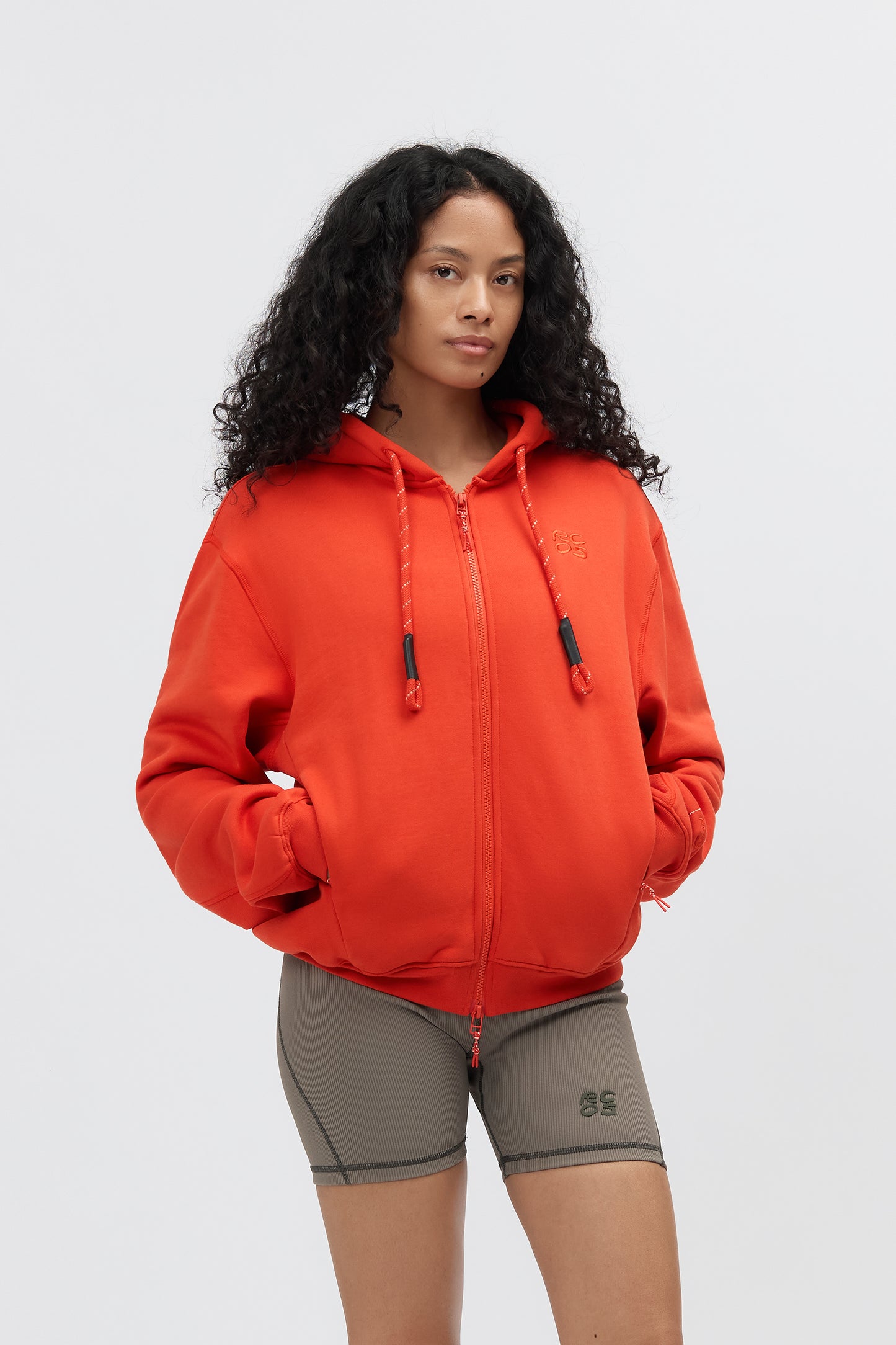 Stack Logo Full Zip Hoodie - CF