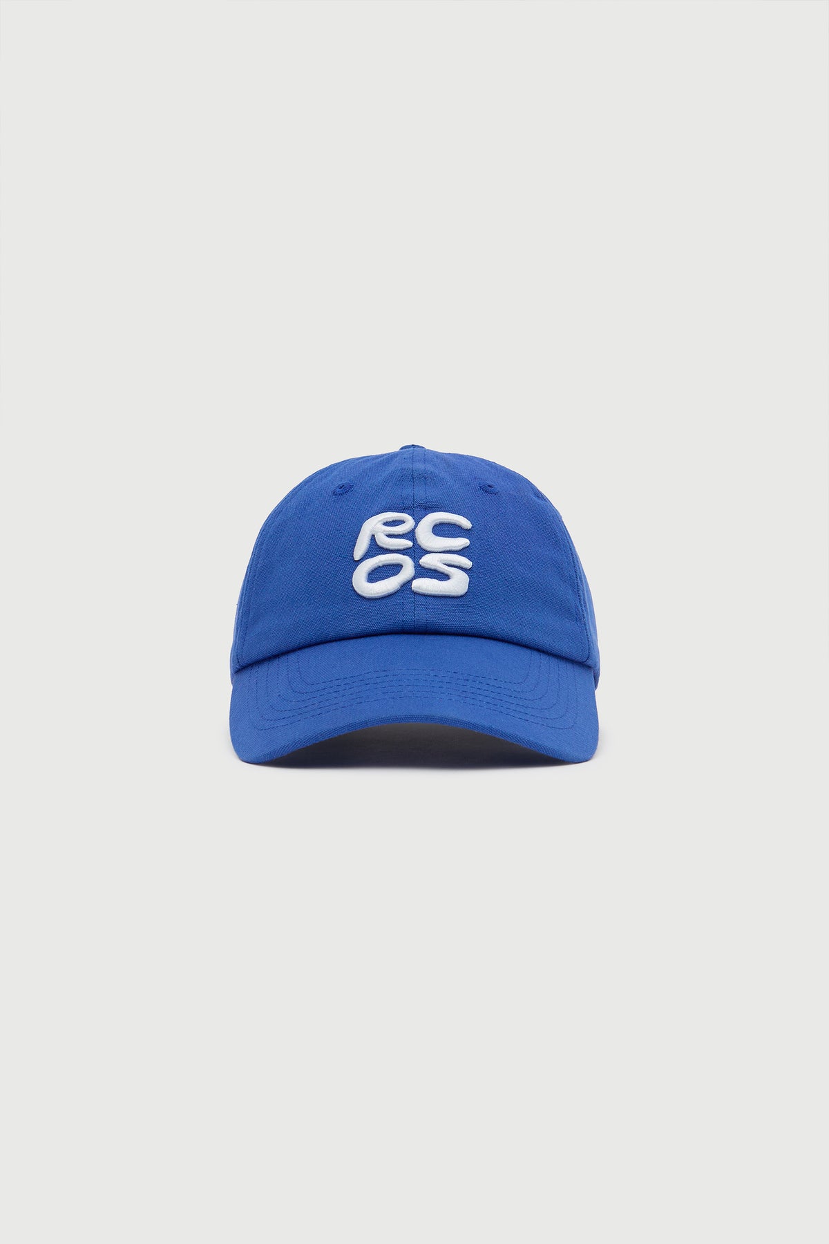 Cotton Stack Logo Hat in Cobalt