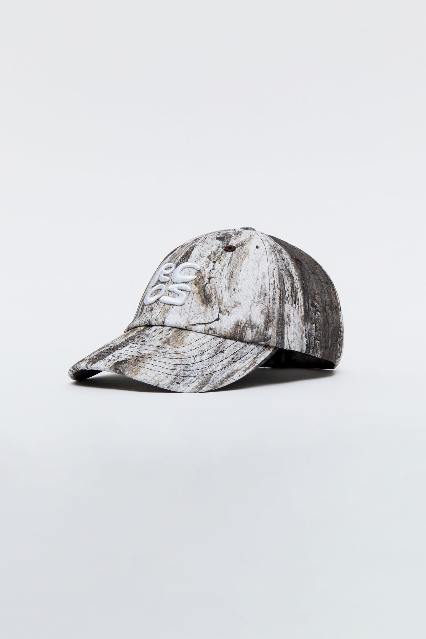Cotton Stack Logo Hat in Tree Bark Camo