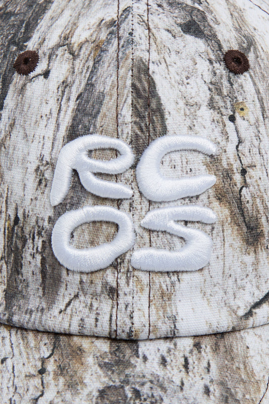 Cotton Stack Logo Hat in Tree Bark Camo