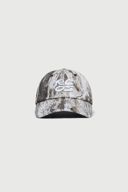 Cotton Stack Logo Hat in Tree Bark Camo