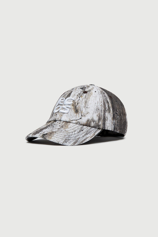 Cotton Stack Logo Hat in Tree Bark Camo